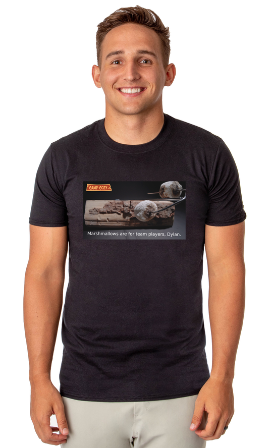 Marshmallows are for Team Players Adult T-Shirt