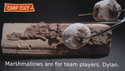 Marshmallows are for Team Players Adult T-Shirt